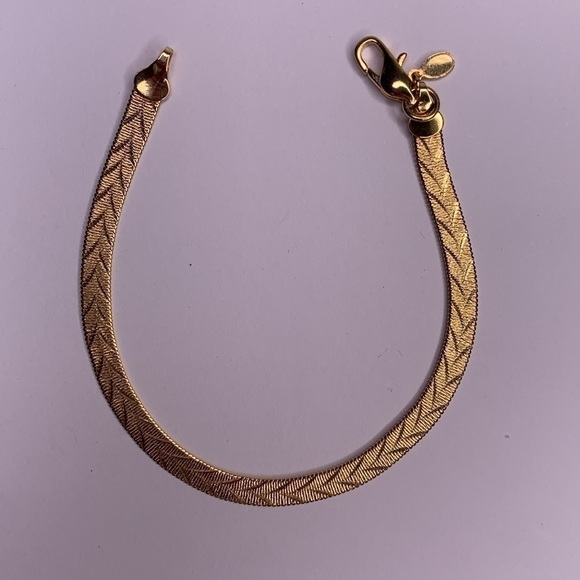 14K Electroplated Yellow Gold Bracelet - Picture 2 of 6